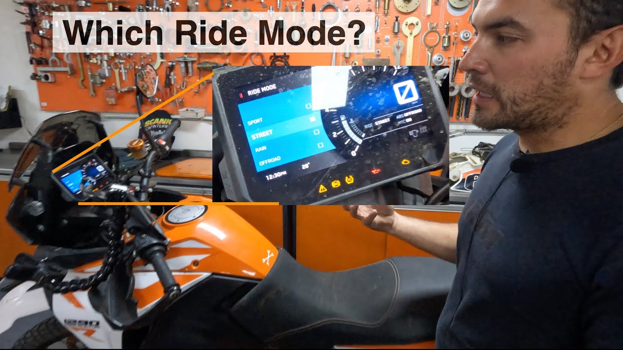 Master your KTM 1290 Super Adventure R: When to switch Ride Modes