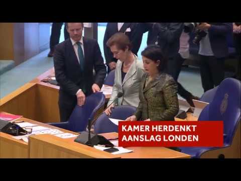 Kamer herdenkt aanslag Londen