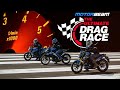 Pulsar NS200 vs Apache 200 vs Hornet 2.0 - The Ultimate Drag Race | MotorBeam