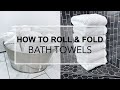 10 UNIQUE AND BEAUTIFUL WAYS TO ROLL AND FOLD A TOWEL - How to make your bathroom feel like a spa