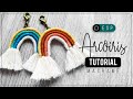 Arcoíris » 🌈 tutorial | como hacer llavero de hilo | diy ● Macrame Keychain #196