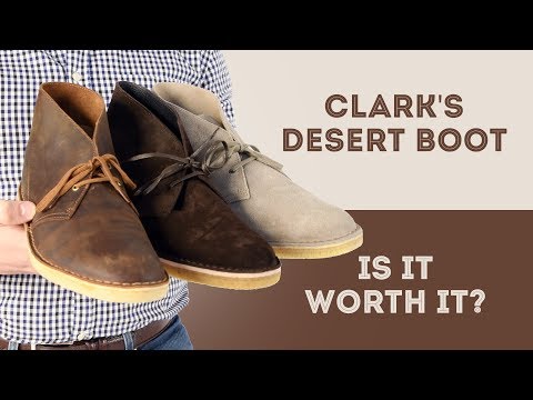 clarks desert boots comfort