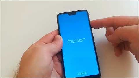Honor 10 factory reset
