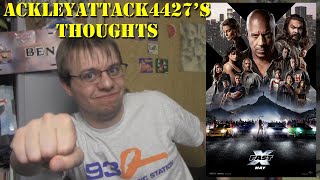 Fast X - Ackleyattack4427&#39;s Thoughts