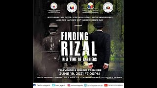 Finding Rizal in a Time of Barriers