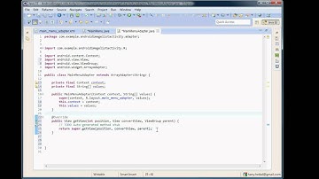 19 Android Image ListActivity getView (in Arabic)