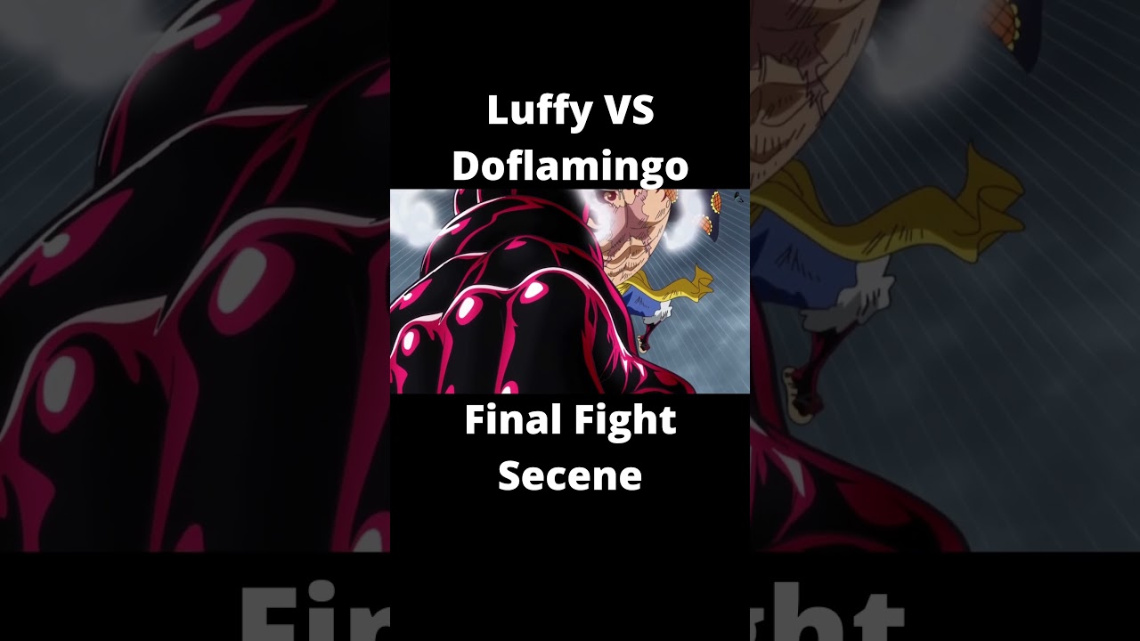 Luffy VS Doflamingo, final fight scene🔥🔥🔥
