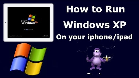 Windows XP on ios 10(No computer)(Jailbreak)