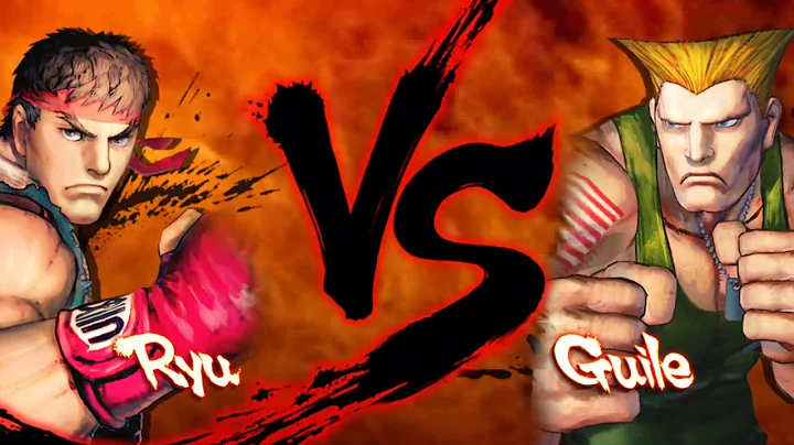 Arcade Solo Play -- Second Stage : Africa Small Airfield ▪︎ Ryu VS Guile. SF4