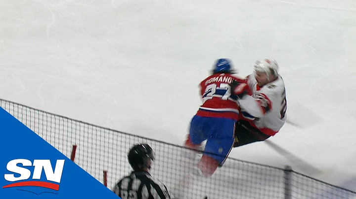 Alexander Romanov Lays Out Erik Brnnstrm With Huge...