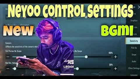 Neyoo new sensitivity settings bgmi I neyoo new control code | neyoo control settings | tapatapneyoo