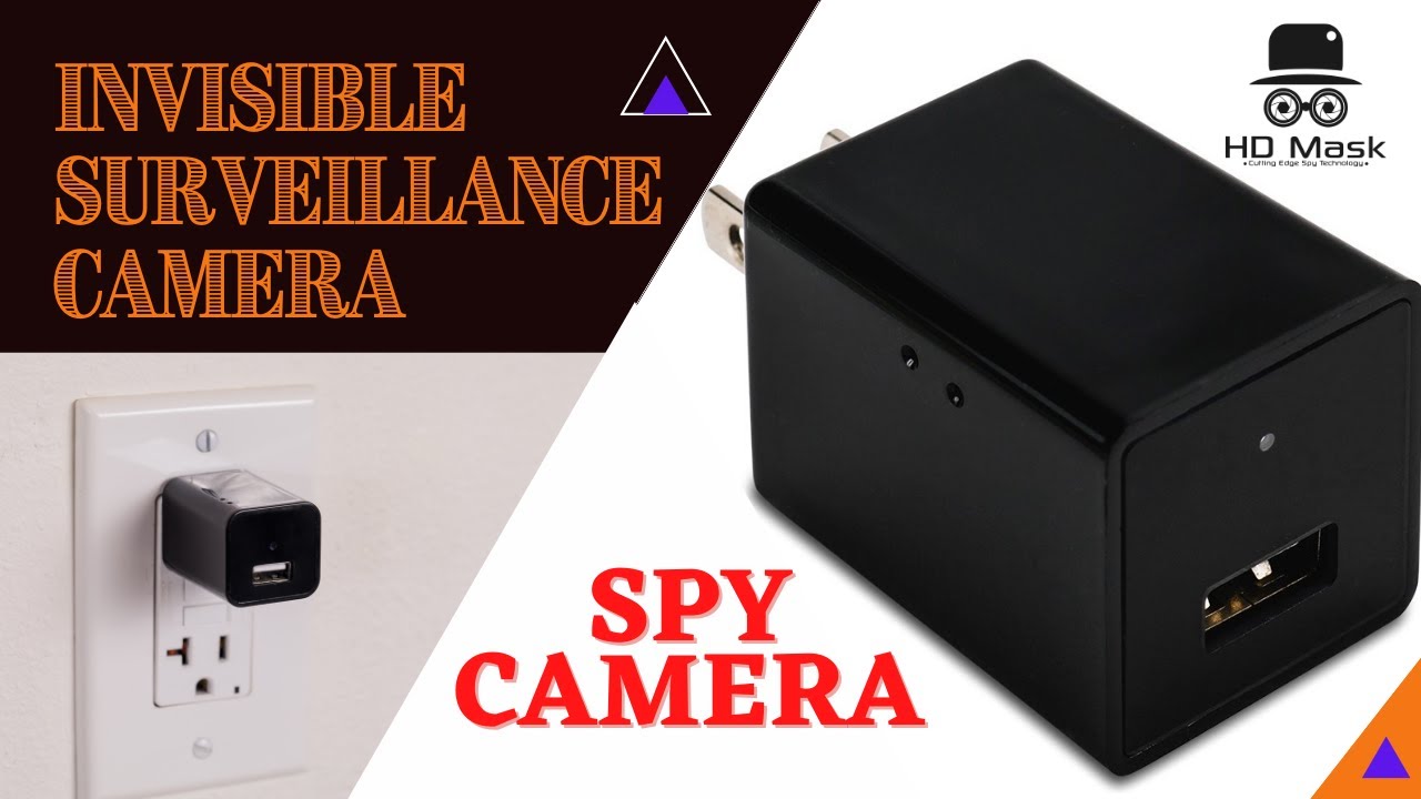 HD Mask Noir: Invisible Surveillance Camera | Wifi Spy Camera | The Most Discreet Security Camera