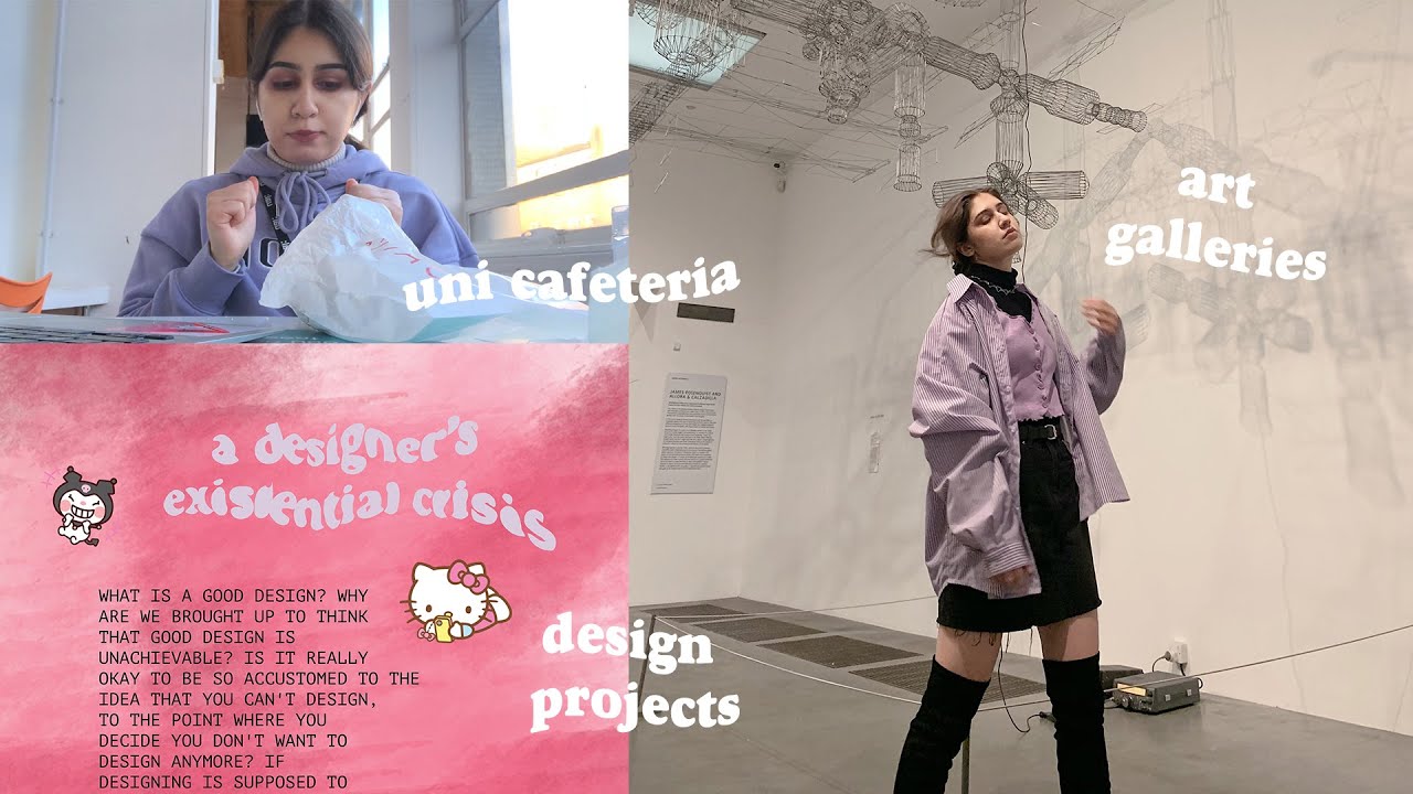 day in the life of a BUSY ART STUDENT