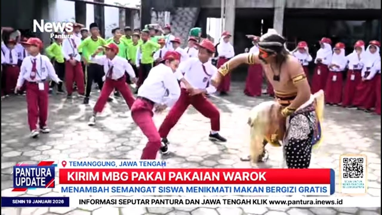 SPPG di Temanggung kirim MBG dengan pakaian Warok