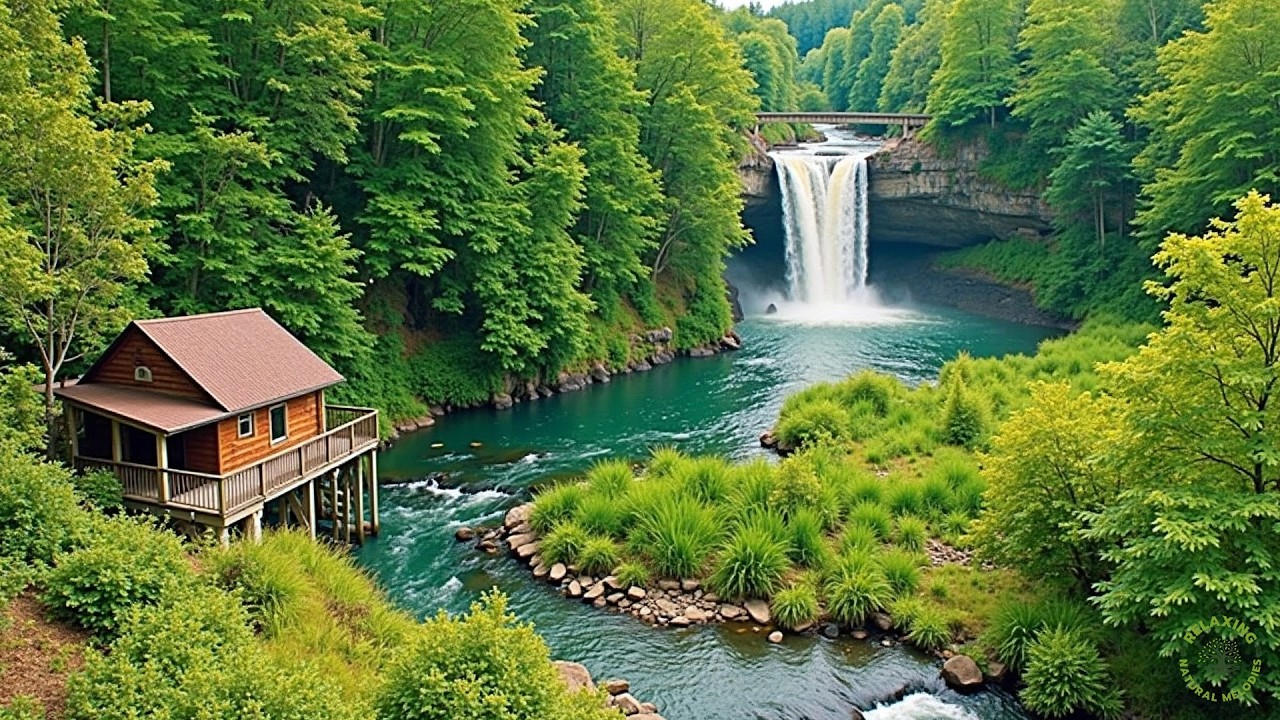 Relaxing Nature Music 4K🌿 Soothing Piano with Forest Ambience – Relaxing Nature Sounds