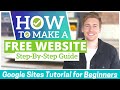 How to make a free website in 10  30 minutes google sites tutorial for beginners