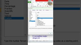 Format Cells angka Custom format part 2