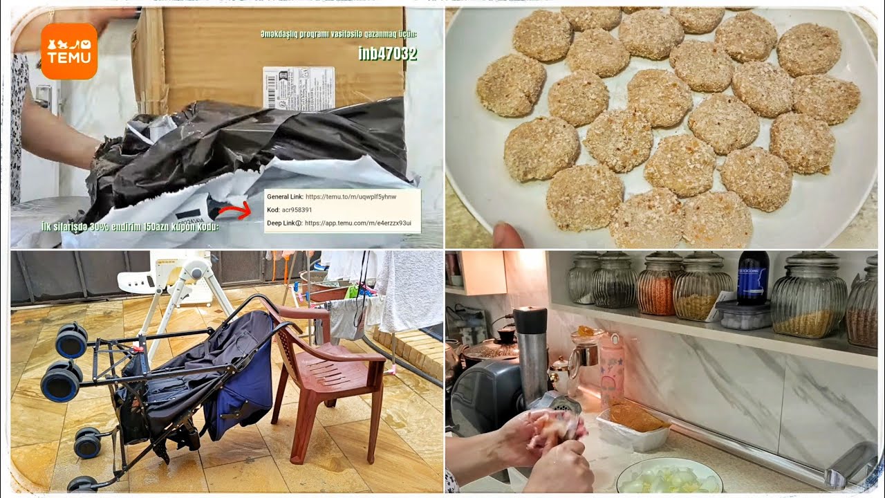 📦TEMUdan paspas aldım//Salonun Remontu bitdi🛠️//Amma yene her yer her yerdedi//Növbəti otaq🔨🪚