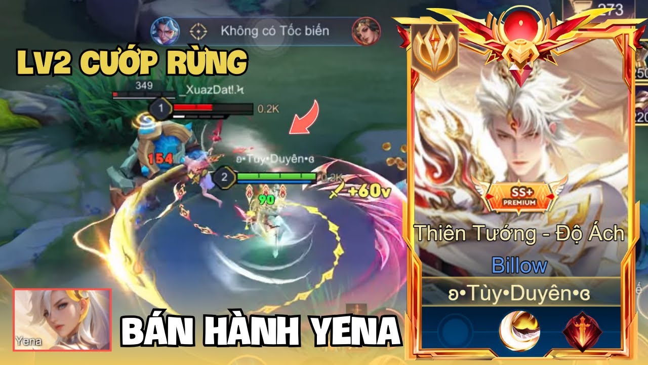Billow Đi Top Đối Đầu Yena - Check Map Đi Gank Khiến Team Bạn Khóc Thét - Liên Quân