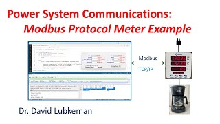 Power System Communications - Modbus Protocol Meter Example
