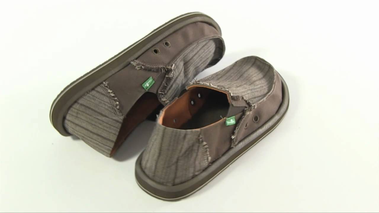 Sanuk Grifter Canvas Shoes - Slip-Ons