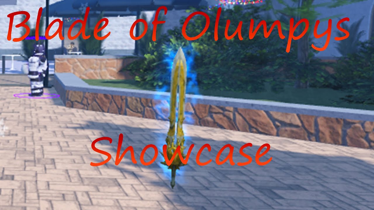 Roblox Is Unbreakable [RIU] Blade of Olympus showcase/Обзор Клинка