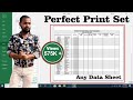 How to setup Perfect Print, Page Setup In Excel || How to Print in Excel |Every Excel User Must Know