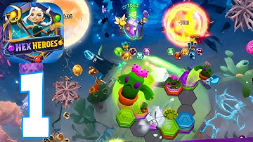 Hex Heroes: Hexagon Puzzle Game - Level 1,2,3,4,5,6,7,8 - Gameplay Walkthrough Part 1 , ANDROID, iOS