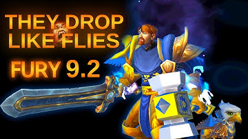 Fury Warrior  Double Legendary is INSANE! - WoW Shadowlands 9.2 Necrolord PvP Battleground Montage