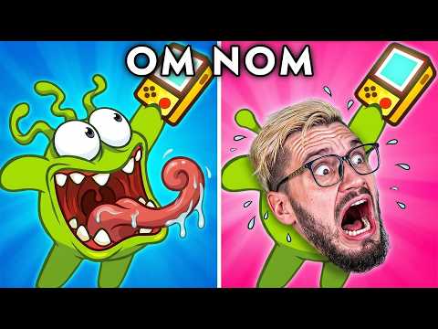 OM NOM - RED EYES | Om Nom & Cut the Rope Parody | Woa Parody
