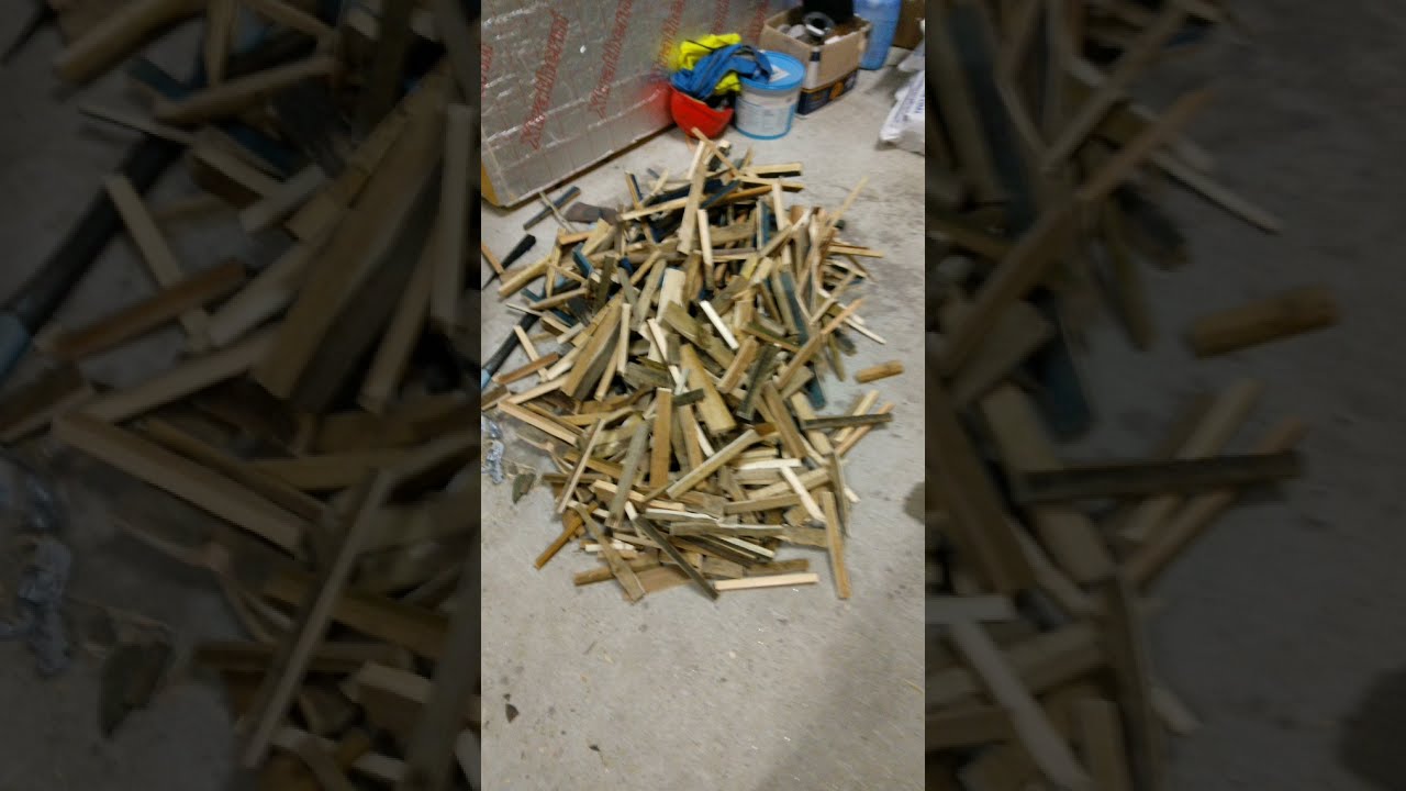 Pallet and  kindling  And  BAGS