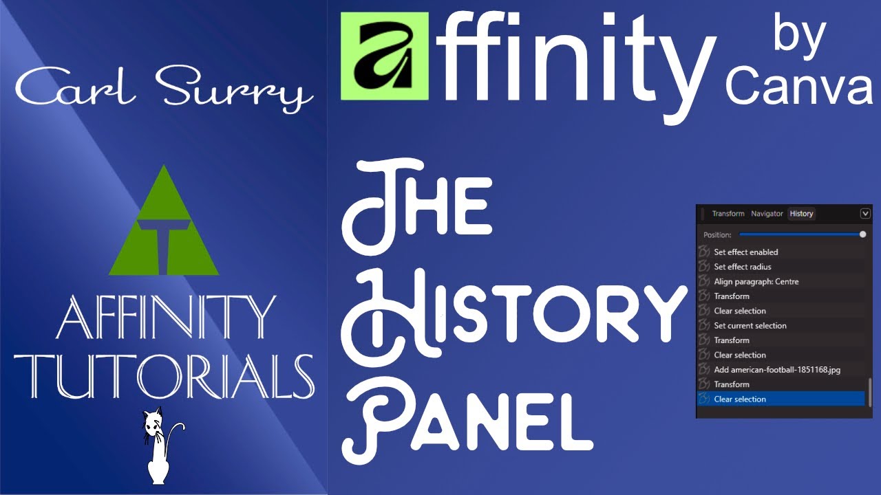 AFFINITY 3   History Panel