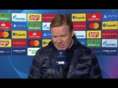 Declaraciones de Koeman post Barcelona 0-3 Juventus (08/12/20)