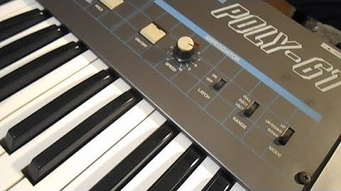 5 MINUTES WITH A KORG POLY-61 SYNTHESIZER