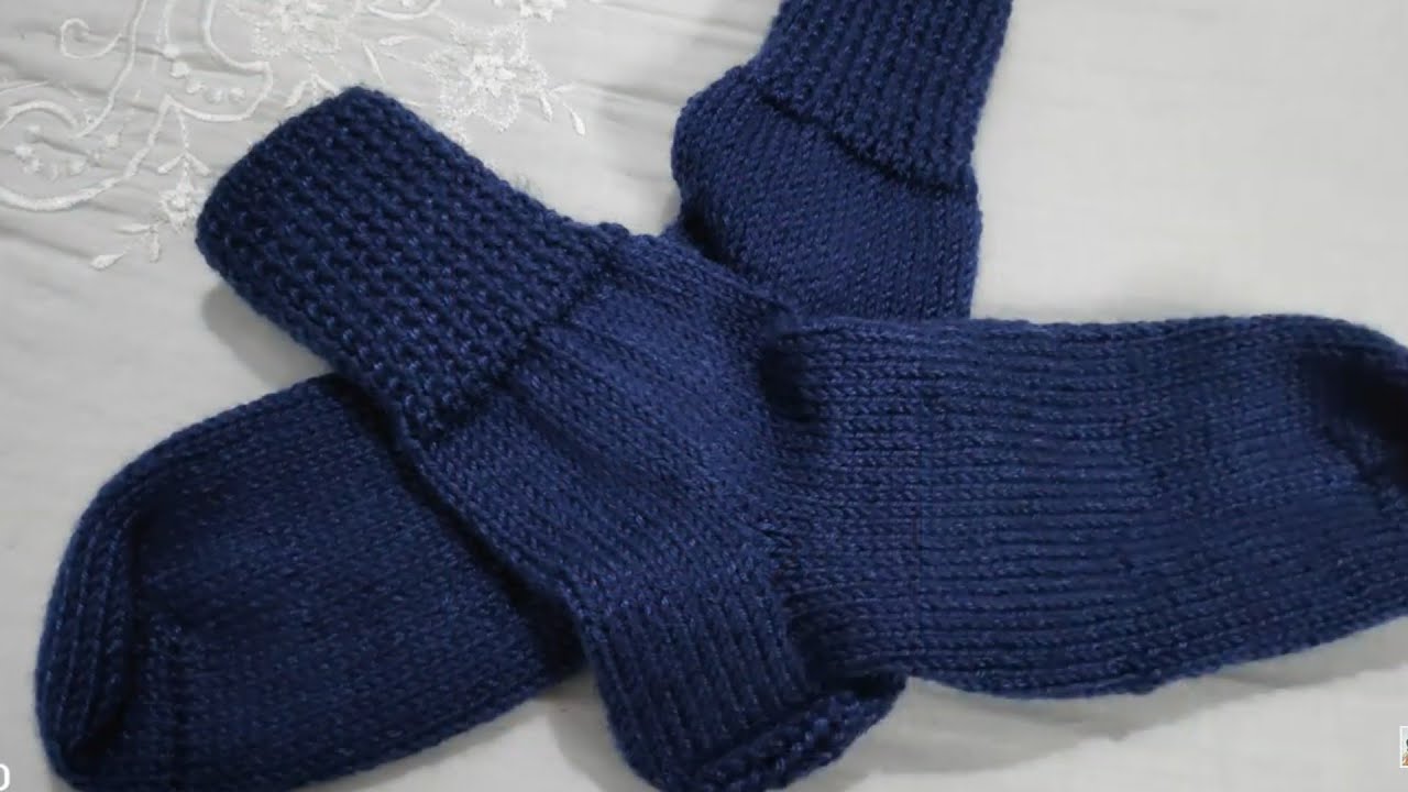 Download Gents knitted woolen Socks step by step( Part -1) राधे राधे।