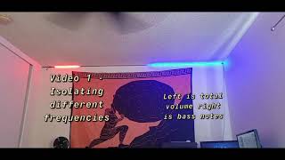 FastLED Esp 32 Music Reactive LED controller - Beat Bars animation demo