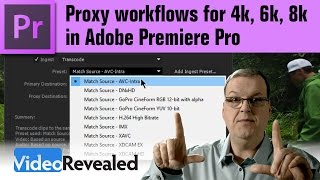 Proxy workflow in Adobe Premiere Pro