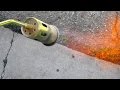 Quick & Easy Way To Eliminate Unwanted Weeds Using A Propane Torch