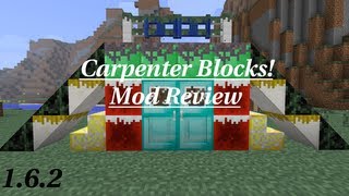 Minecraft: Carpenters Blocks Mod Review ( LET YOUR CREATIVE SIDE GROW! ) |1.6.2|