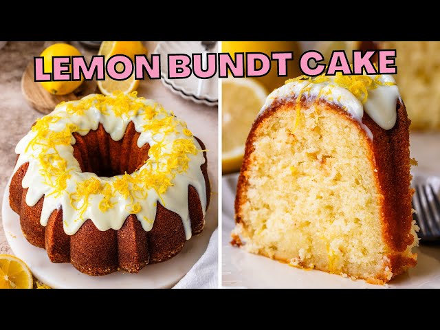 Christmas Surprise Lemon Bundt Cake (With Video) - Pudge Factor