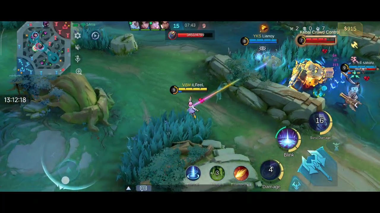 Kagura freestyle flameshot 