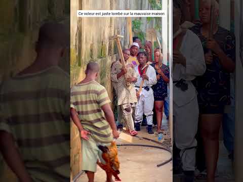 ce voleur est tombé sur la mauvaise maison
