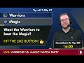 Warriors vs. Magic Live Streaming Scoreboard, Play-By-Play, Highlights, Stats | Free NBA Stream