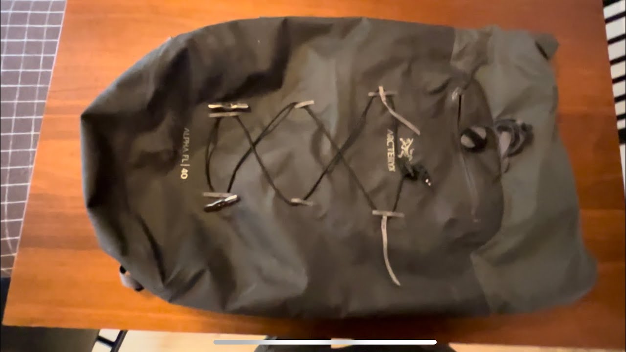 Arcteryx Alpha Fl 40 Backpack - YouTube