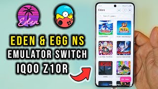 IQOO Z10R Test Yuzu Eden Egg NS  Emulator Game Nintendo Switch on Mediatek Dimensity 7360 Turbo