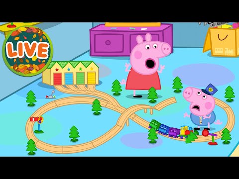 🔴 LIVE 24/7: Peppa Pig NEW Tales 2026 🐽 | BIG Adventures 🌍🚂 | Full Episodes | Cartoon for Kids