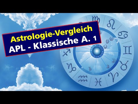 Übereinstimmung mit der Astrologie-Software