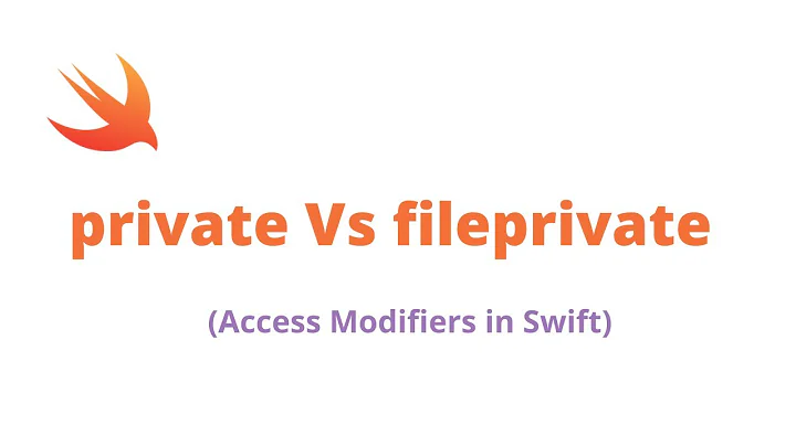 fileprivate vs private swift  | Swift Access Control Explained | Access Modifiers Swift