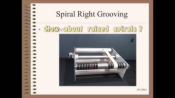 Web20120a  - Does Spiral Grooving of Rollers Spread