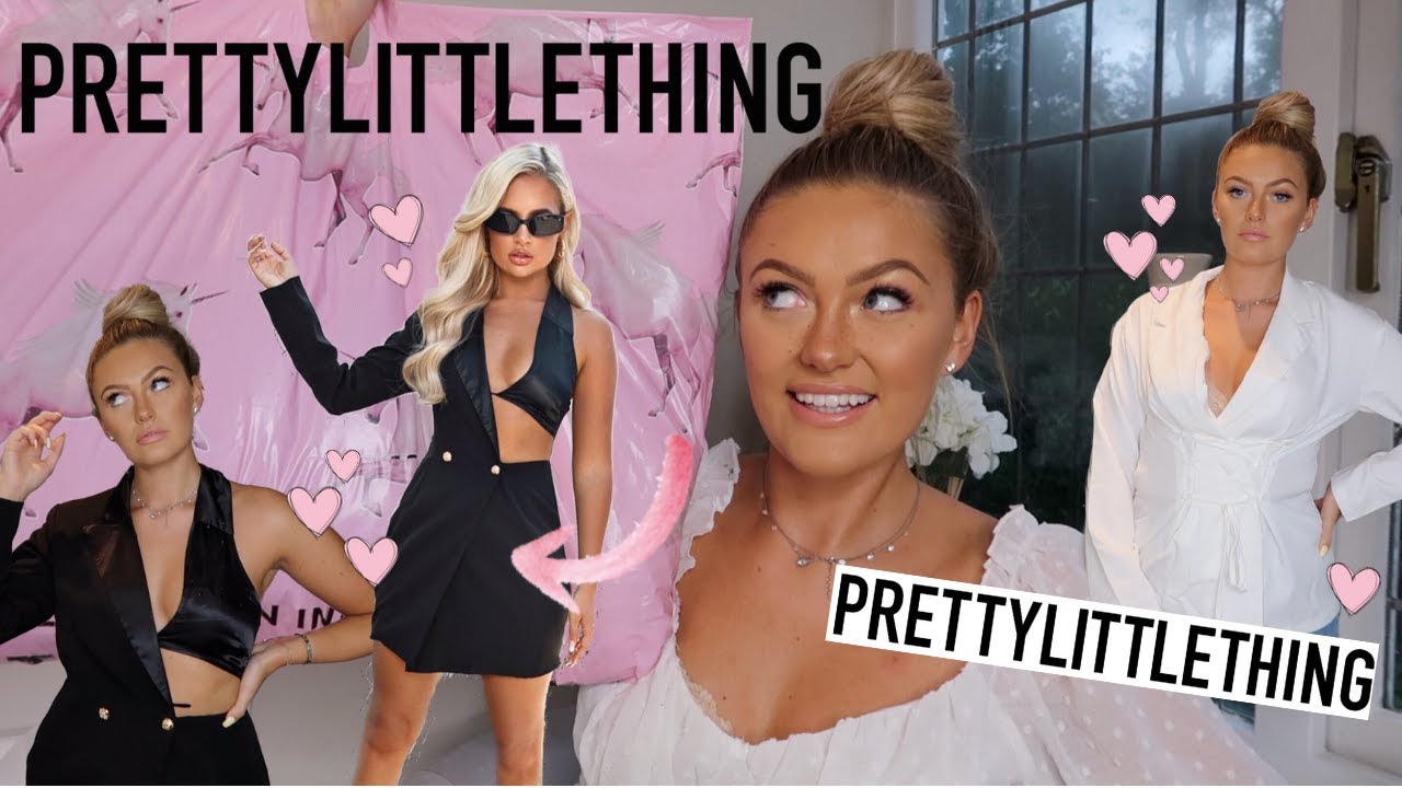 Pretty Little Thing X Molly Mae Try On Haul Youtube